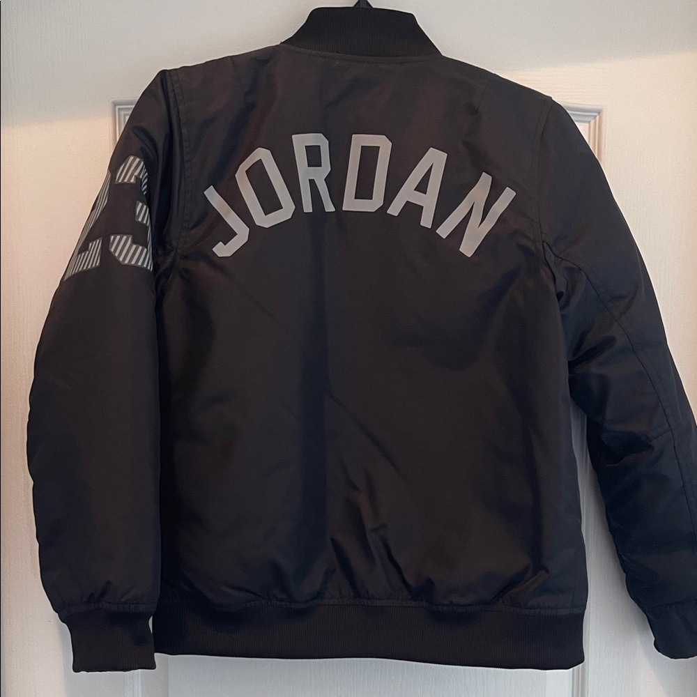 Vintage ✨✨Jordan Black Varsity Bomber Jacket -Size -L